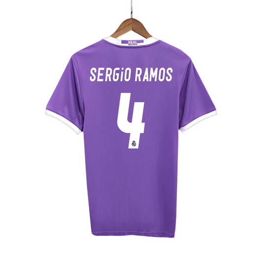 Camiseta Retro 2016/17 SERGIO RAMOS #4 Real Madrid