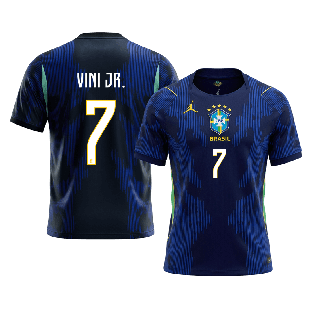 Camiseta VINI JR. #7 Brazil 2026 Segunda Equipación Copa del Mundo - Versión Hincha