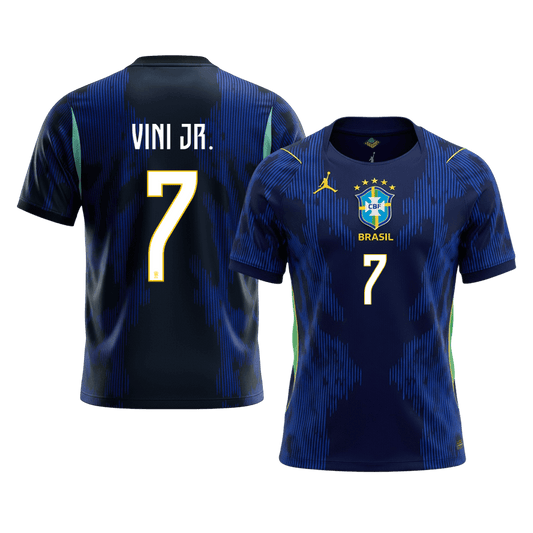 Camiseta VINI JR. #7 Brazil 2026 Segunda Equipación Copa del Mundo - Versión Hincha