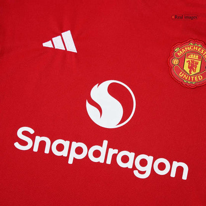 Conjunto Infantil Completo Manchester United 2025/26 Primera Equipación-Camisetas Pasion Shop
