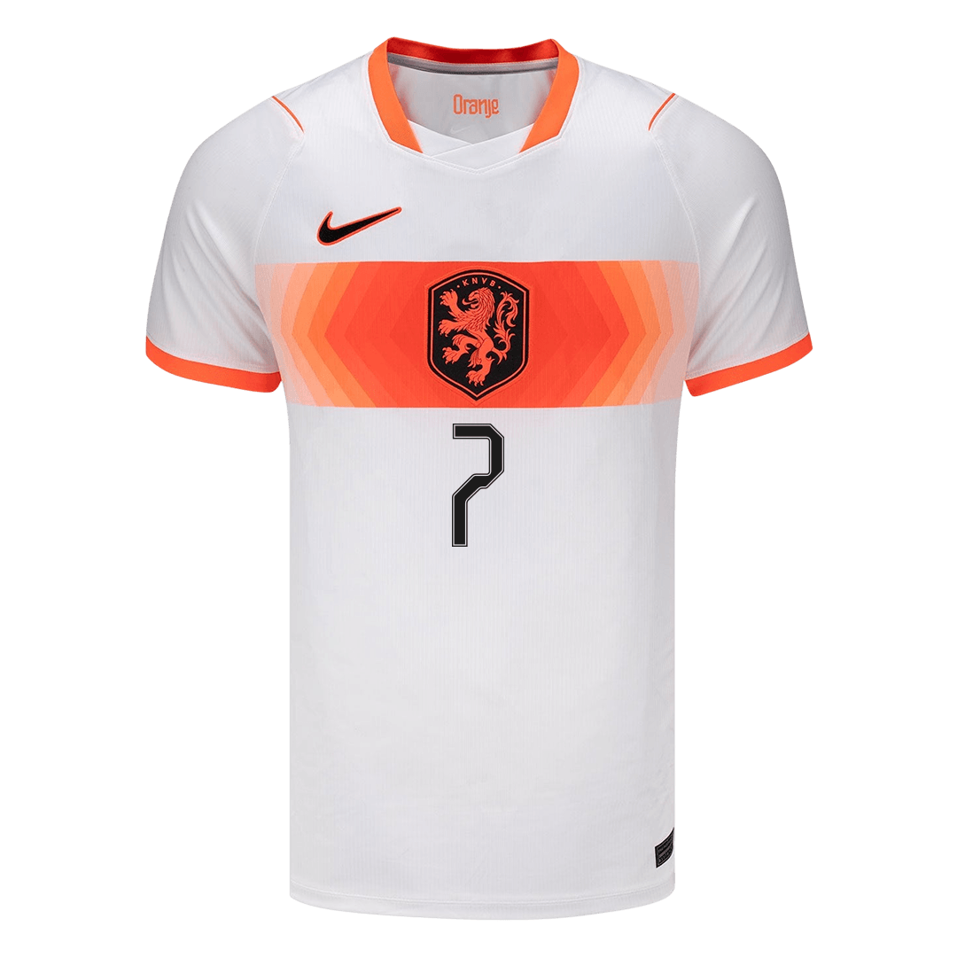 Camiseta XAVI #7 Netherlands 2026 Segunda Equipación Copa del Mundo - Versión Hincha
