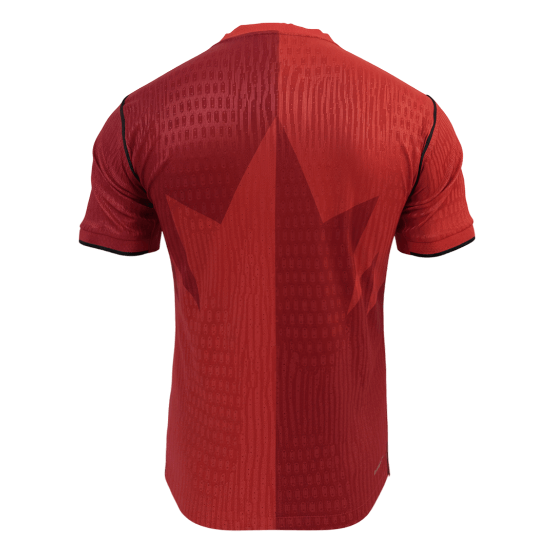 Camiseta Auténtica Canada 2026 Primera Equipación Copa del Mundo -Versión Jugador