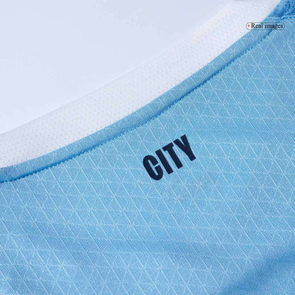 Camiseta Auténtica HAALAND #9 Manchester City 2025/26 Primera Equipación-Versión Jugador