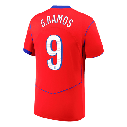 Camiseta G.RAMOS #9 PSG 2025/26 Tercera Equipación - Versión Hincha