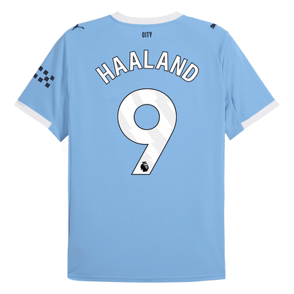 Camiseta HAALAND #9 Manchester City 2025/26 Primera Equipación-Versión Hincha