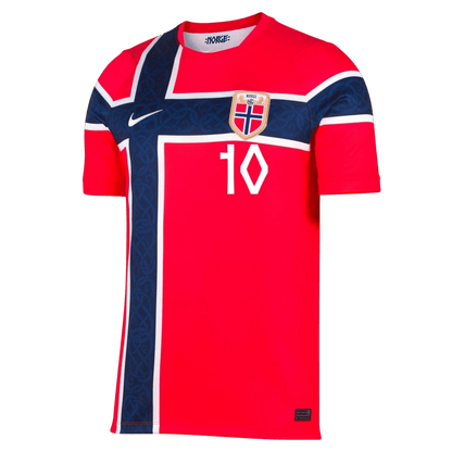 Camiseta Ødegaard #10 Norway 2026 Primera Equipación Copa del Mundo - Versión Hincha