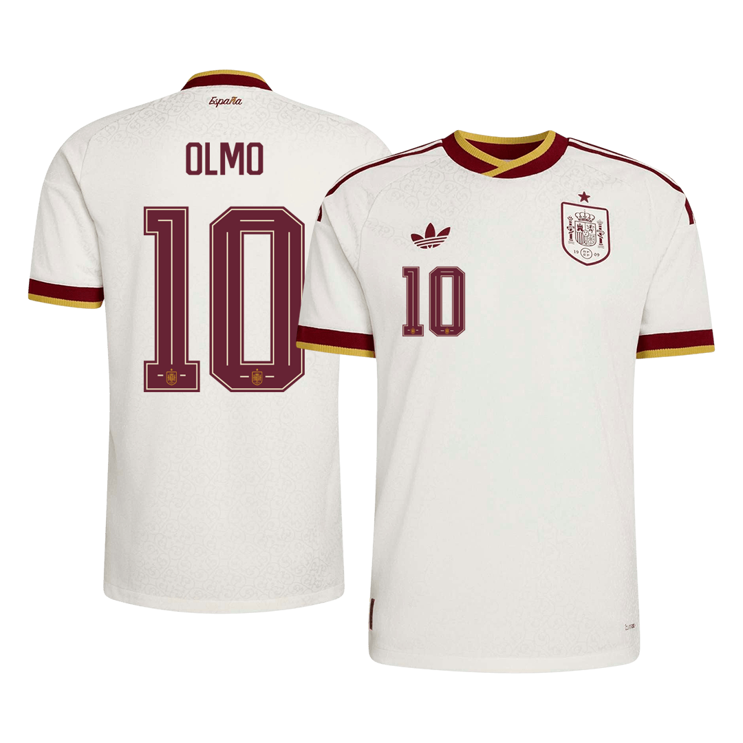 Camiseta Auténtica OLMO #10 Spain 2026 Segunda Equipación Copa del Mundo -Versión Jugador