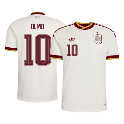 Camiseta Auténtica OLMO #10 Spain 2026 Segunda Equipación Copa del Mundo -Versión Jugador