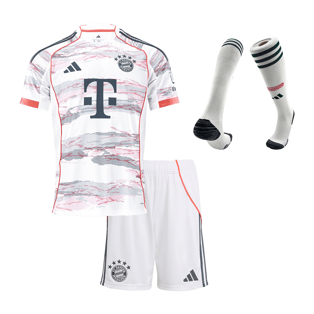 Conjunto Infantil Completo Bayern Munich 2025/26 Segunda Equipación Kids-Camisetas Pasion Shop