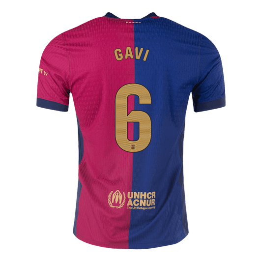 Camiseta GAVI #6 Barcelona 2024/25 Primera Equipación - Versión Jugador