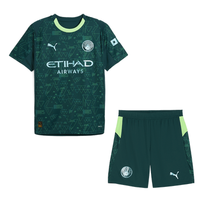 Conjunto Manchester City 
2025/26 Cuarta Equipación