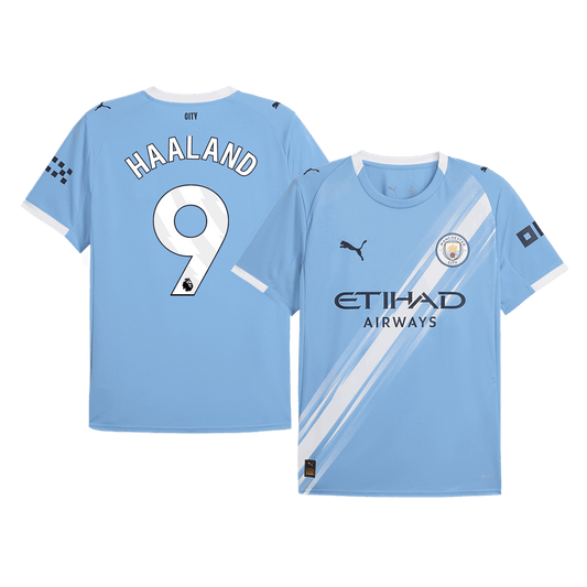 Camiseta HAALAND #9 Manchester City 2025/26 Primera Equipación-Versión Hincha