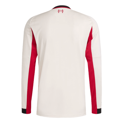 Camiseta Manga Larga Liverpool 2025/26 Segunda Equipación-Versión Hincha