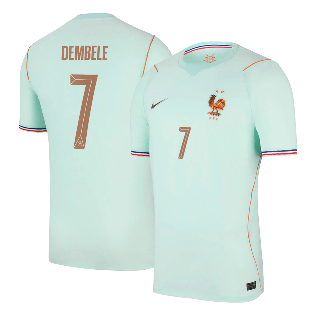Camiseta DEMBELE #7 France 2026 Segunda Equipación Copa del Mundo - Versión Hincha