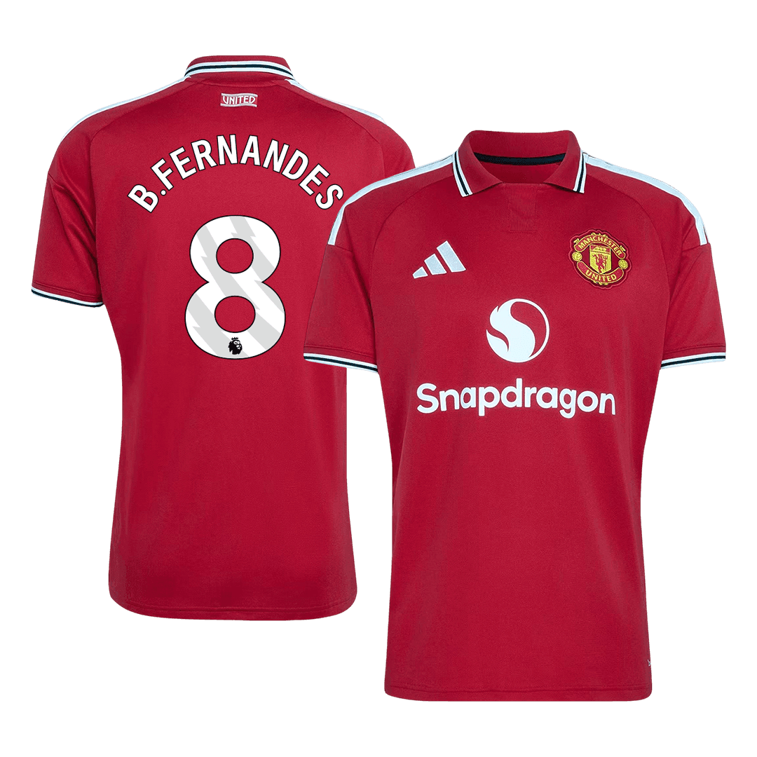 Camiseta B.FERNANDES #8 Manchester United 2026/27 Primera Equipación - Versión Hincha