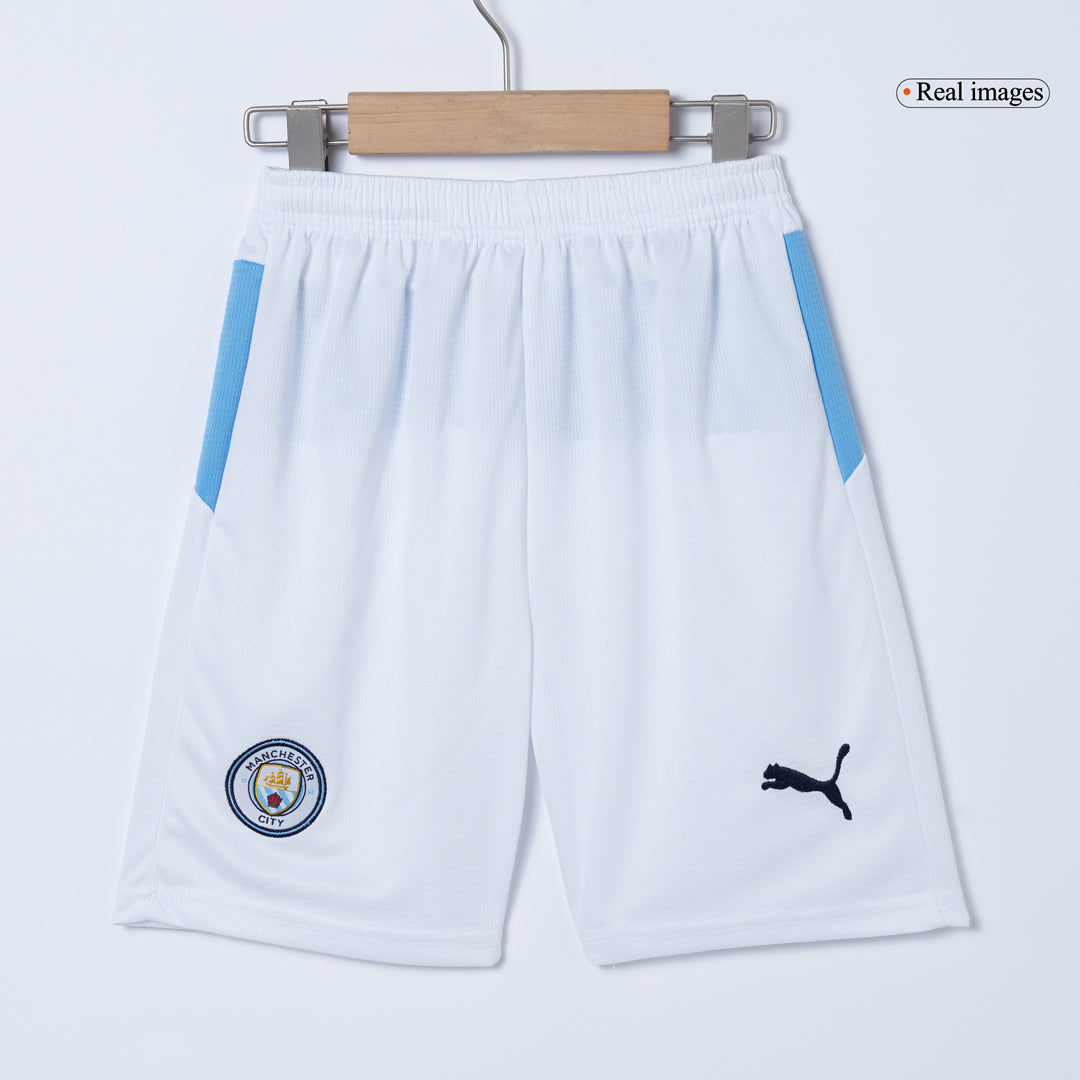Conjunto Infantil Completo Manchester City 2025/26 Primera Equipación Kids-Camisetas Pasion Shop