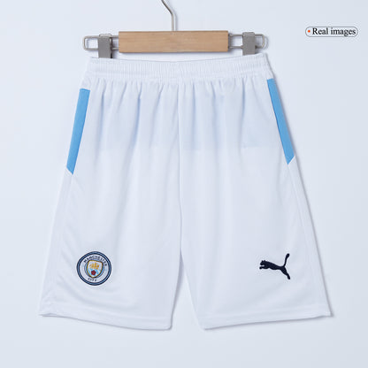 Conjunto Infantil Completo Manchester City 2025/26 Primera Equipación Kids-Camisetas Pasion Shop