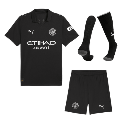 Conjunto Completo Manchester City 2025/26 Segunda Equipación