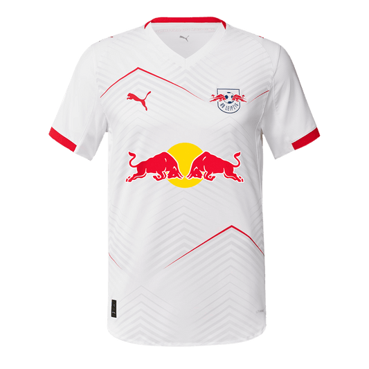 Camiseta Auténtica RB Leipzig 2025/26 Primera Equipación -Versión Jugador-Camisetas Pasion Shop