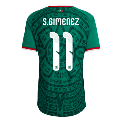 Camiseta Auténtica S.GIMENEZ #11 Mexico 2026 Primera Equipación Copa del Mundo -Versión Jugador