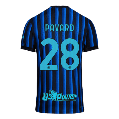 Camiseta Auténtica PAVARD #28 Inter Milan 2025/26 Primera Equipación -Versión Jugador