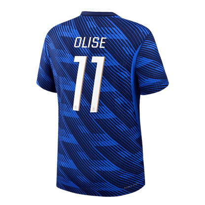 Camiseta Auténtica OLISE #11 France 2026 Primera Equipación Copa del Mundo -Versión Jugador
