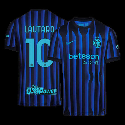 Camiseta LAUTARO #10 Inter de Milán 2025/26 Primera Equipación-Versión Hincha