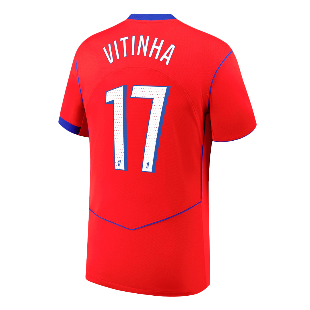 Camiseta VITINHA #17 PSG 2025/26 Tercera Equipación - Versión Hincha