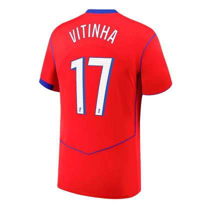 Camiseta VITINHA #17 PSG 2025/26 Tercera Equipación - Versión Hincha