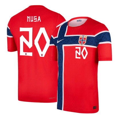Camiseta Auténtica NUSA #20 Norway 2026 Primera Equipación Copa del Mundo -Versión Jugador