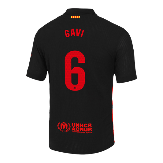 Camiseta GAVI #6 Barcelona 2024/25 Segunda Equipación - Versión Jugador