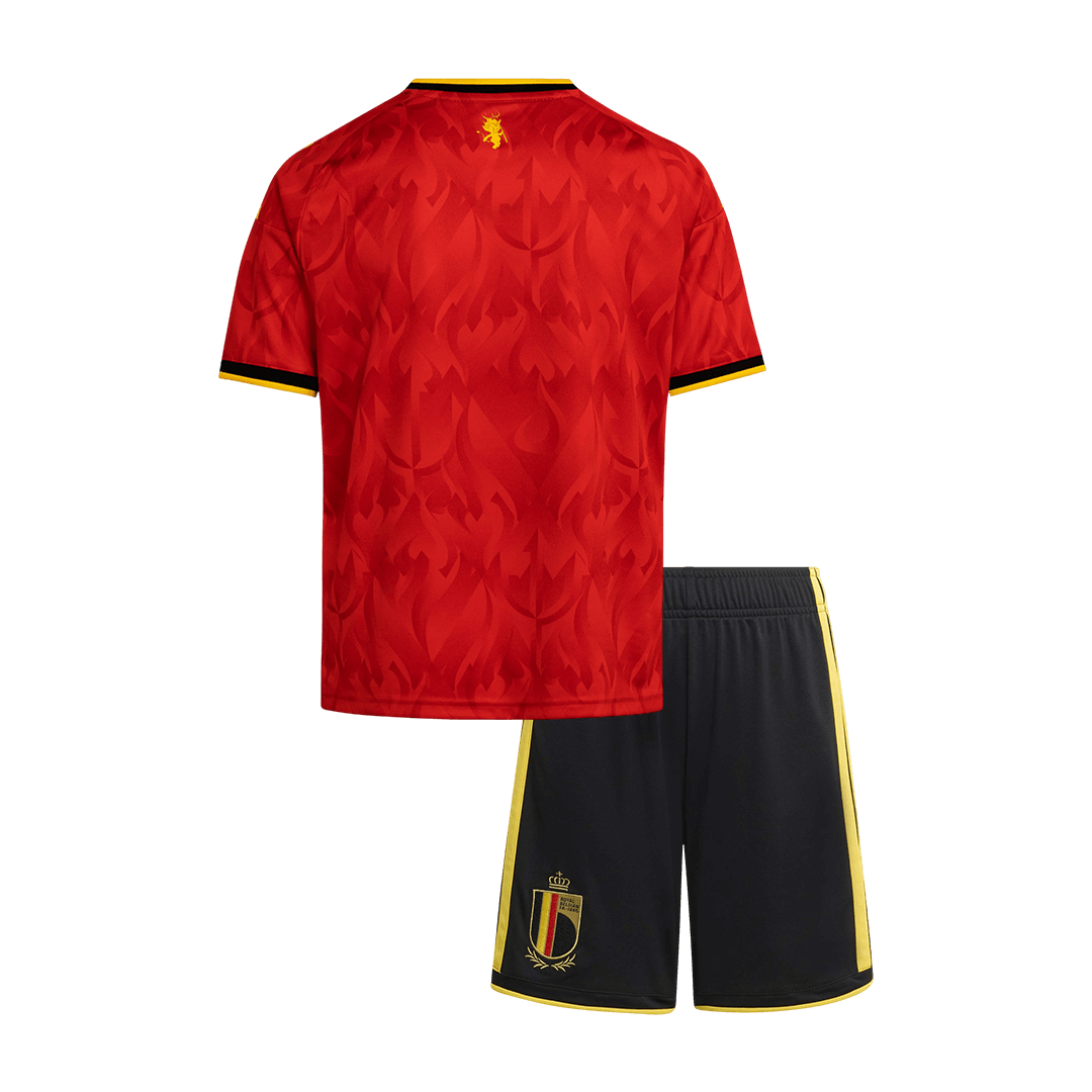 Conjunto Infantil Belgium Copa del Mundo 2026 Primera Equipación