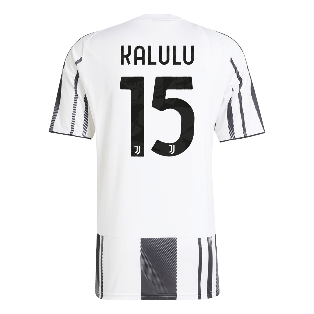 Camiseta KALULU #15 Juventus 2025/26 Primera Equipación - Versión Hincha