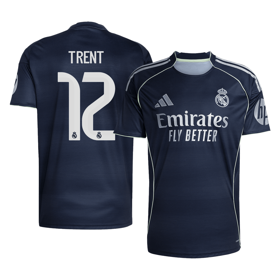 Camiseta TRENT #12 Real Madrid 2025/26 Segunda Equipación-Versión Hincha-Camisetas Pasion Shop