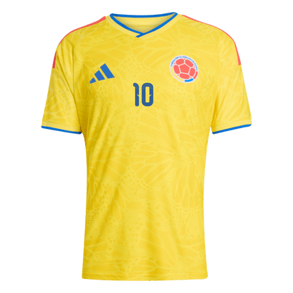 Camiseta Auténtica JAMES #10 Colombia 2026 Primera Equipación Copa del Mundo -Versión Jugador