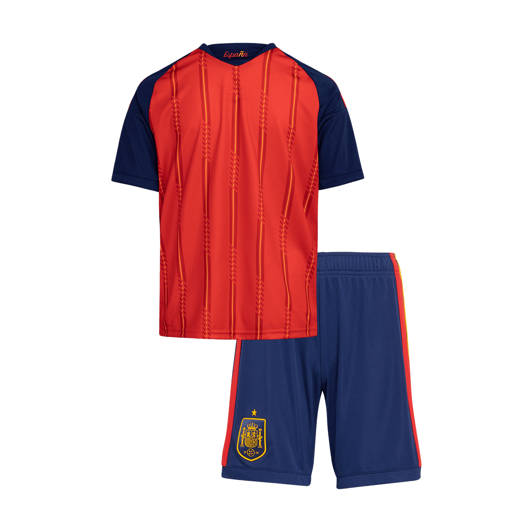Conjunto Infantil Spain 2026 Primera Equipación Copa del Mundo
