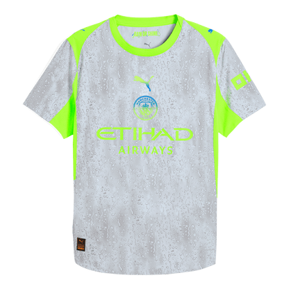 Camiseta Auténtica Manchester City 2025/26 Tercera Equipación -Versión Jugador-Camisetas Pasion Shop