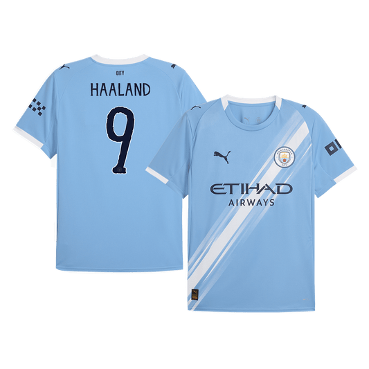 Camiseta HAALAND #9 Manchester City 2025/26 Copa Mundial de Clubes Primera Equipación Hombre - Versión Hincha