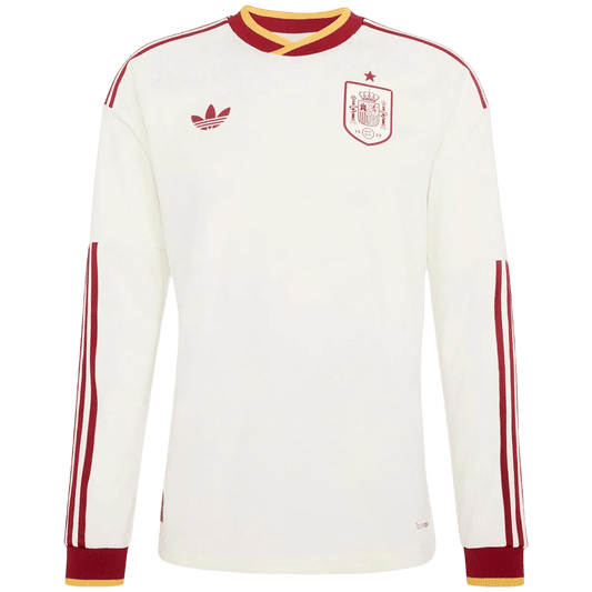 Manga Larga Spain 2026 Segunda Equipación Copa del Mundo -Versión Hincha