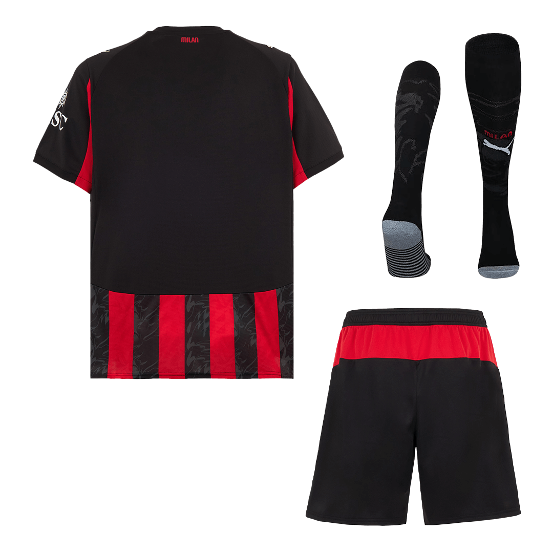 Conjunto Completo AC Milan 2025/26 Primera Equipación-Camisetas Pasion Shop