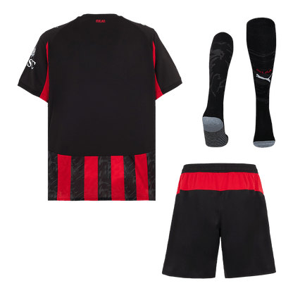 Conjunto Completo AC Milan 2025/26 Primera Equipación-Camisetas Pasion Shop