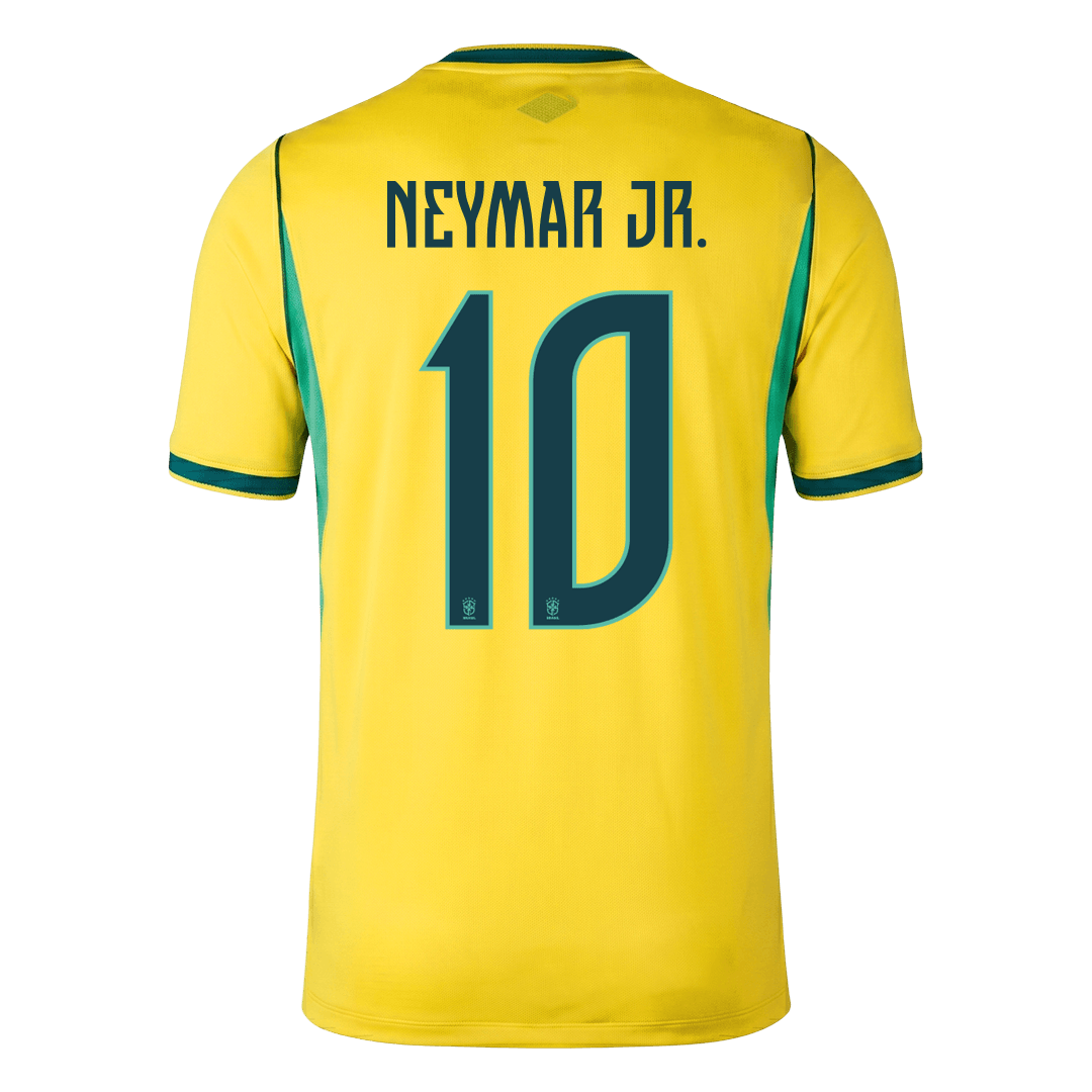 Camiseta NEYMAR JR. #10 Brazil 2026 Primera Equipación Copa del Mundo - Versión Hincha