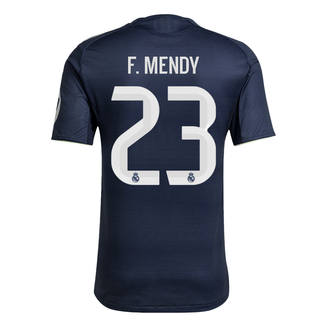 Camiseta Auténtica F.MENDY #23 Real Madrid 2025/26 Segunda Equipación -Versión Jugador