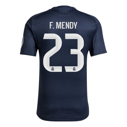 Camiseta Auténtica F.MENDY #23 Real Madrid 2025/26 Segunda Equipación -Versión Jugador