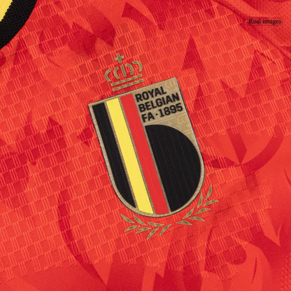 Camiseta Auténtica DE BRUYNE #7 Belgium 2026 Primera Equipación Copa del Mundo -Versión Jugador