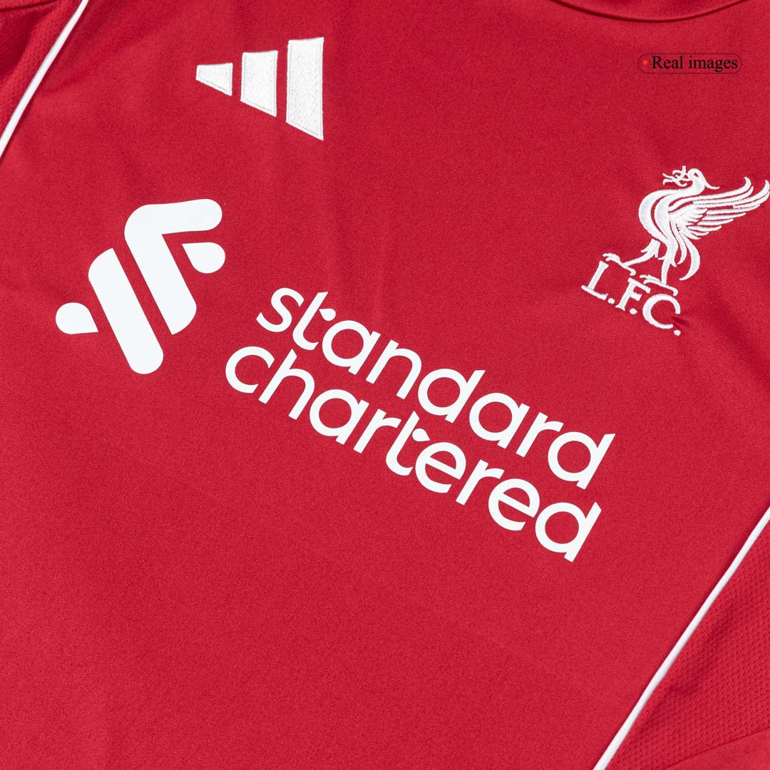 Conjunto Completo Liverpool 2025/26 Primera Equipación