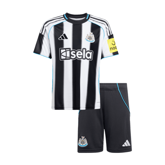 Conjunto Infantil Newcastle United 2025/26 Primera Equipación-Camisetas Pasion Shop