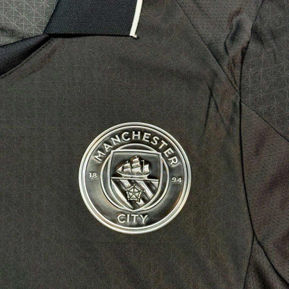 Camiseta Auténtica HAALAND #9 Manchester City 2025/26 Segunda Equipación-Versión Jugador
