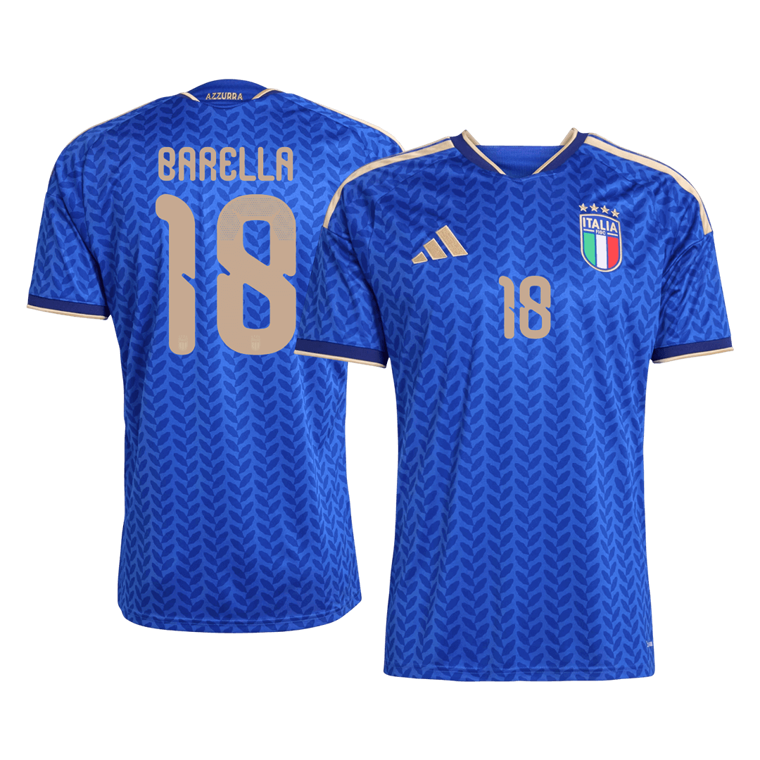 Camiseta BARELLA #18 Italy 2026 Primera Equipación Copa del Mundo - Versión Hincha