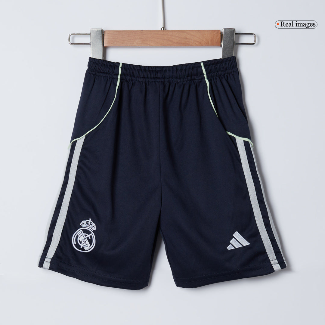 Conjunto Infantil Completo Real Madrid 2025/26 Segunda Equipación Kids-Camisetas Pasion Shop